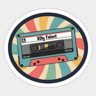retro billy talent Sticker